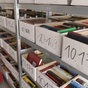 Blick in das Lager der Buchmeister
