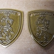 zwei Medaillen aus Keramik für den Recknitztallauf 2019