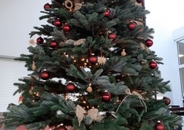 Weihnachtsbaum in der Hauptwerkstatt